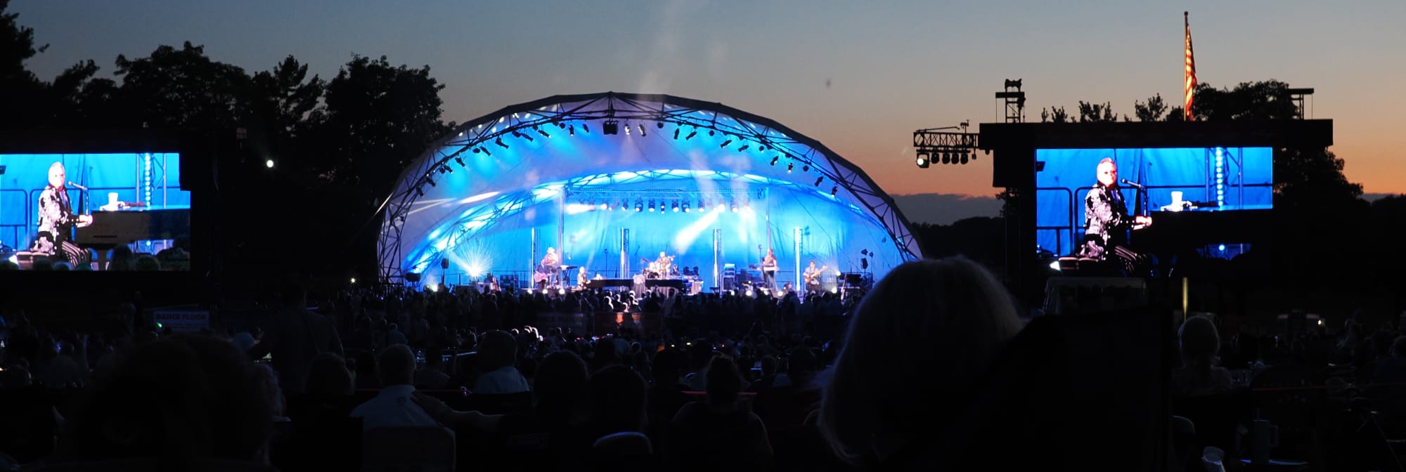 outdoor concert venue at sunset Fort Myers